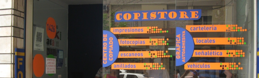 Fachada de Copistore publicada en su sitio oficial